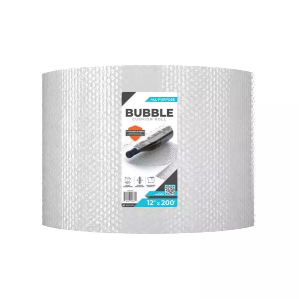 12 In. X 200 Ft. Clear Bubble Cushion (2-Pack)