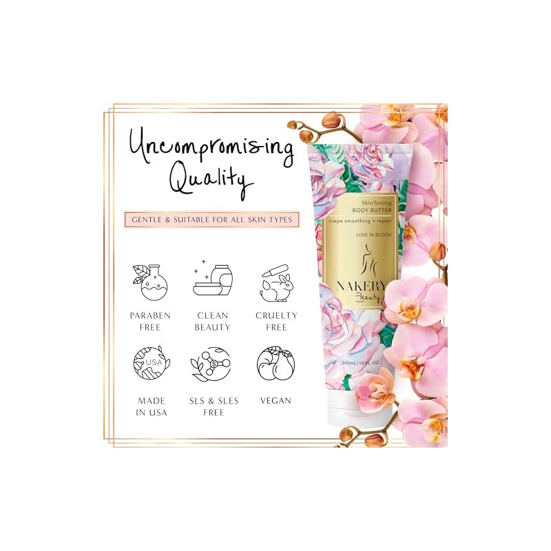 Nakery- Crema hidratante antienvejecimiento con manteca corporal - Crema reafirmante