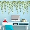 DRWSSR 3 Sheets Hanging Creative Removable DIY Green Vine Wall