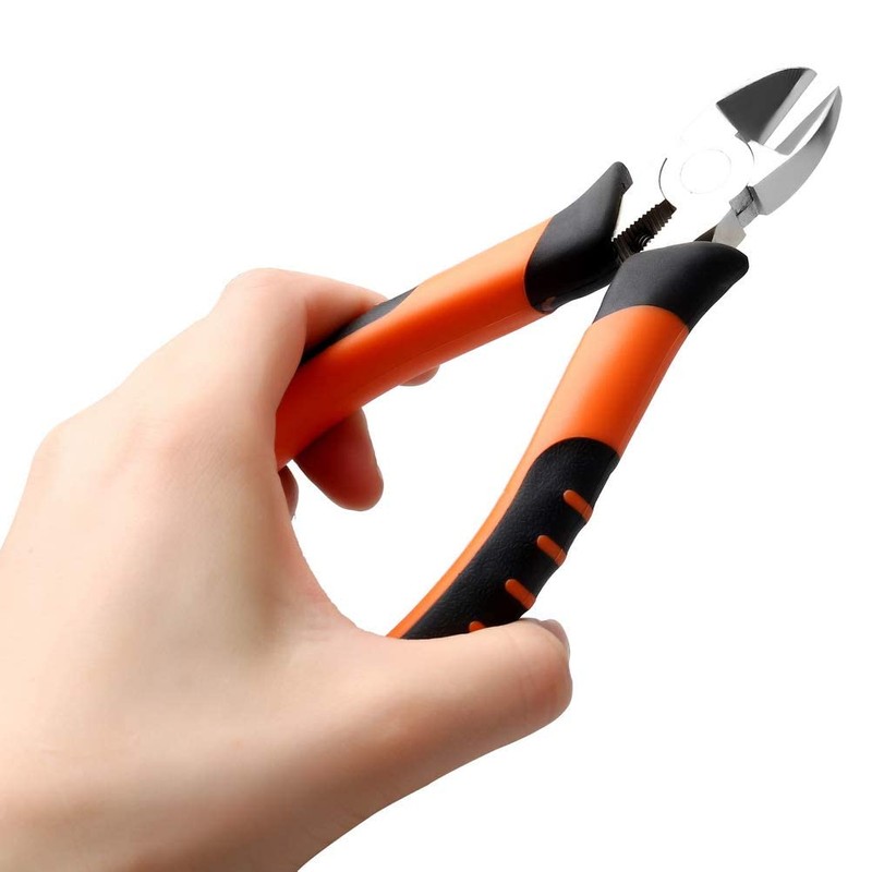 nuosen 6 inch Precision Wire Cutters, Metal Side Cutters Diagonal
