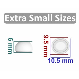 IiEXCEL 3 Pairs Compatible with AirPods Pro 1st 2nd Ear Tips Buds, Extra Small Size Replacement Silicone Rubber Eartips Earbuds Gel Accessories Compatible with AirPods Pro 2 and 1st - XS White