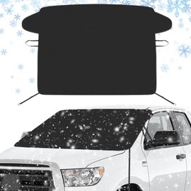 MaibaoteMbt Car Windscreen Cover, Winter Frost Cover, Winter Windscreen Cover, Car Tarpaulin, Waterproof Car Cover, for Against Snow, Ice, Frost, Dust, UV Protection