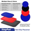 StayPut Premium Non-Slip Placemats - Rectangular & Circular Designs for