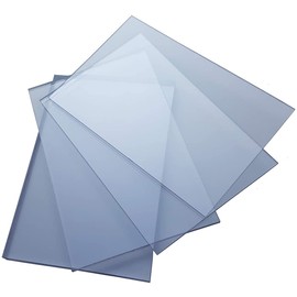 S-Polytec Acrylic Glass Panel Cuts | Plate | Many Different Formats and Thicknesses | 2-10 mm | Transparent and Opal, Exhibition & Shop Fitting | Top Quality (2 Pieces 20 x 30 cm, 2 mm UV Protection)