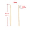 SEVENHEAD 10 PCS Kids Bamboo Toothbrushes Soft Bristles Wooden Toothbrushes,