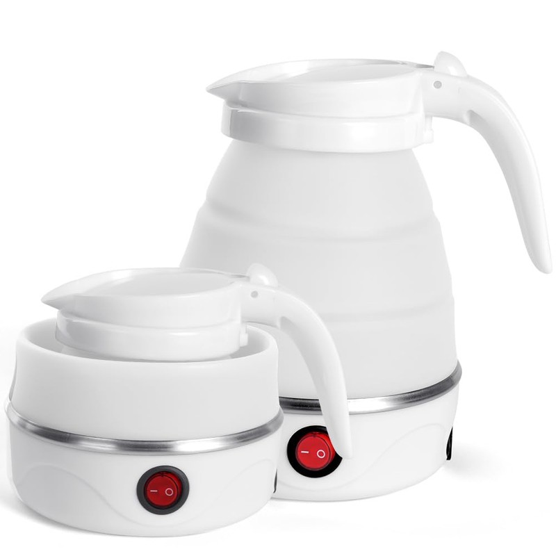 Flintronic Foldable Kettle Water Bottle, White