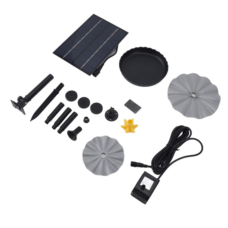 Outdoor Solar Powered Water Pump Kit 4W Watering Pond Pump