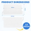 KASURE 12 PCS Vertical Blind Weights, 89mm White Vertical Blinds