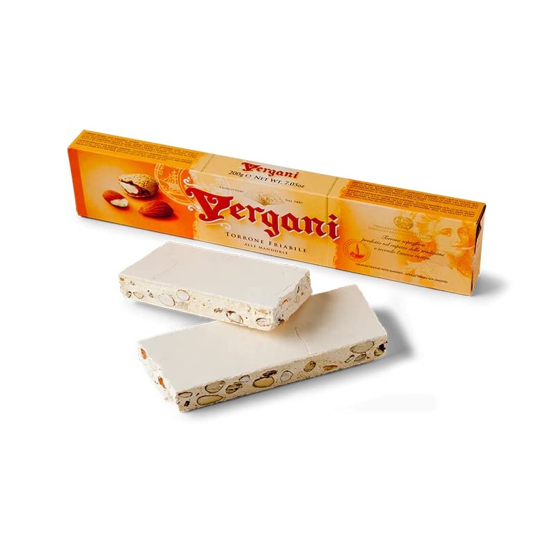 Italian Torrone Almond Nougat Candy Bar Pack x3 15.87oz (3