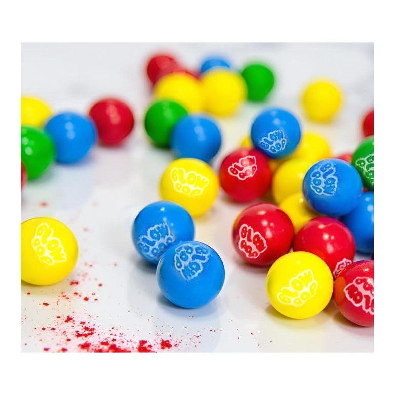 SweetGourmet Blow Pop Filled Gumballs, Bulk Unwrapped, Grape Lemon Cherry