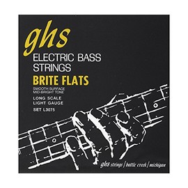 GHS L3075 45 - 98 Light Long Scale Brite Flats Bass String Set