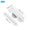 PATIKIL Window Sash Locks, 4pack Zinc Alloy Cam Action Window