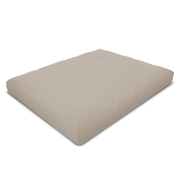 Bean Products Zabuton Meditation Cushion, Large, Natural - 10oz Cotton