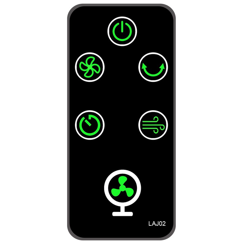 Replacement Remote Control for OmniBreeze 3333004 Tower Fan DC2018 with