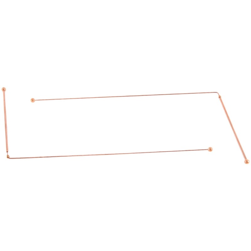 Pinafresa 2 Piece Copper Diving Rods Energy Rod for Water