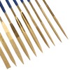 10Pcs Set 4x160mm Mini Titanium Plated Diamonds Needle File Kit