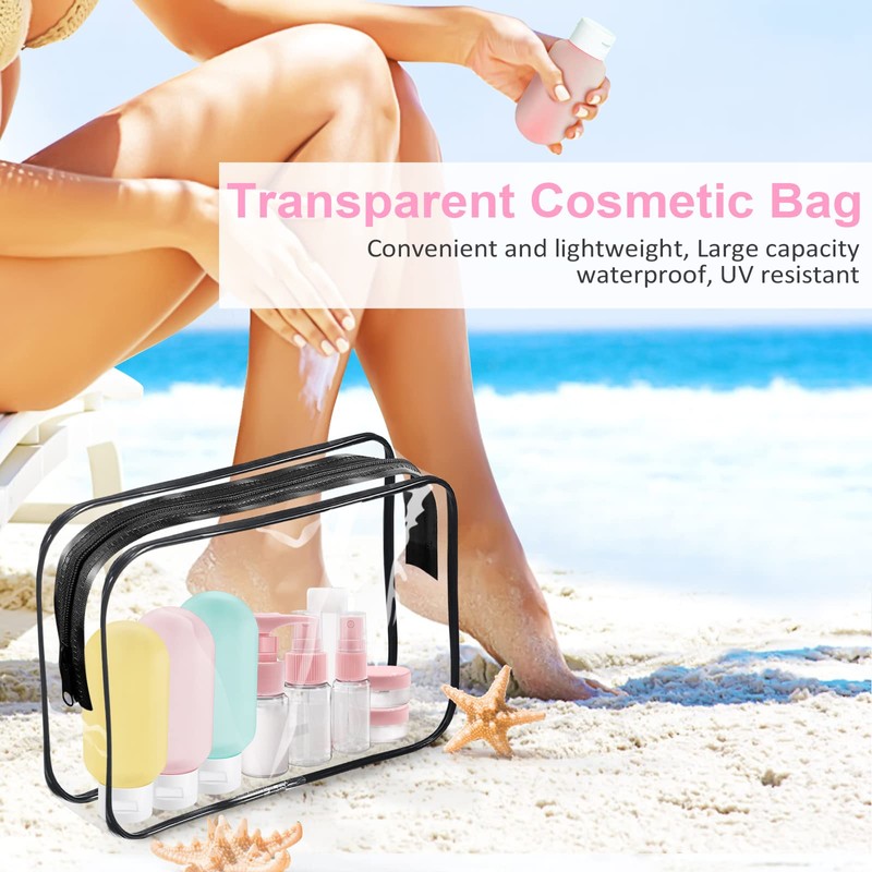 Travel Bottles Set for Toiletries, 14PCS Leakproof Travel Size Container,