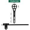Quixotical Out Front GPS Computer Handlebar Mount, Integrated Aero Handlebar
