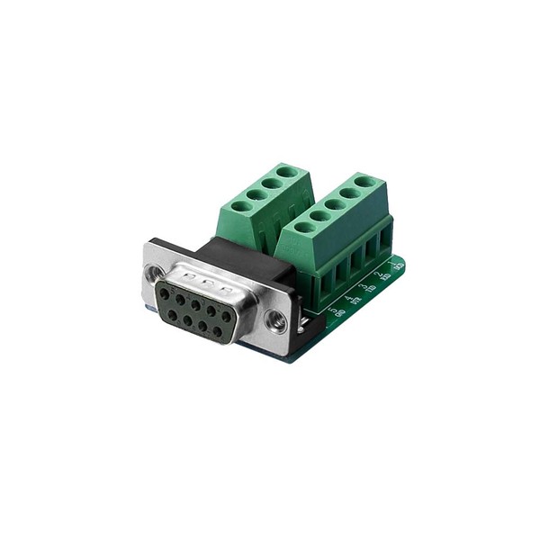 euroharry RS232 D-SUB DB9 Female Adapter to Terminal Connector Signal