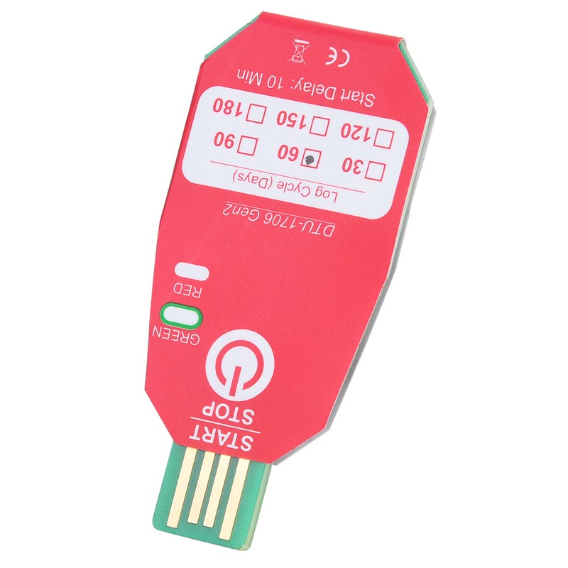 DTU-1706 Gen2 Cold Chain Temperature Recorder Waterproof USB Thermometer 60