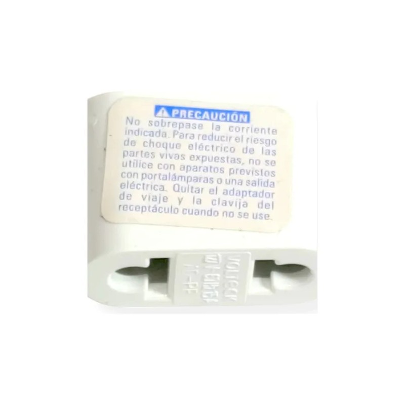Adaptador Enchufe Europeo Clavija Celular Redondo A Plano Ac