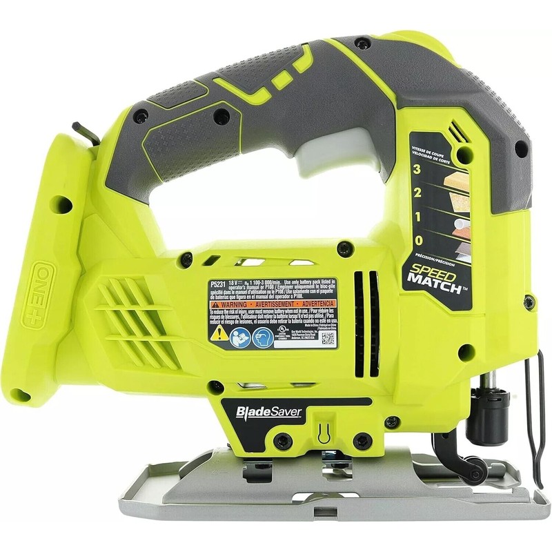 ‎RYOBI Cordless P5231 Orbital T-Shaped 3,000 SPM Jigsaw (Tool Only
