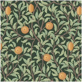 Lemon Wallpaper Leaf Peel and Stick Wallpaper Beige and Green 17.3"X78.8" Self Adhesive Wallpaper Removable Decorative Wallpaper Boho Contact Paper for Bedroom Bathroom Cabinets Decor Vinyl Roll