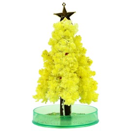 Mini Tree, Magic Tree, Magic Christmas Tree, Magical Tree Growing in Magic Water (08_Standard/Yellow)