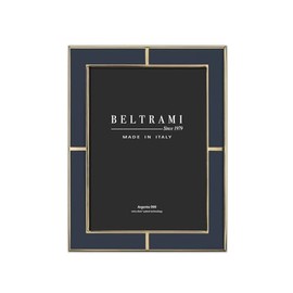 BELTRAMI Cornice portafoto blu zaffiro oro foto 15 x 20 cm argento Miro Silver