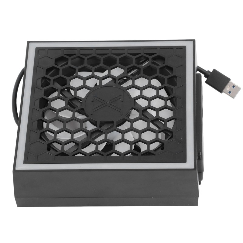Cooling Fan LED 7 Light Modes 3 Speed USB3.0 USB2.0