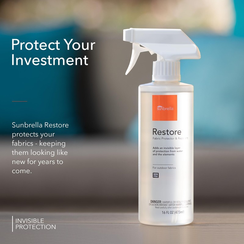 Sunbrella Restore Fabric Protector | Water-Repellent Spray for Outdoor Fabrics