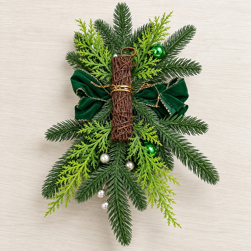 Christmas Wreath for Holiday Décor – Festive Greenery with Optional