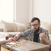 AMEROUS Wooden Mancala Board Game Set - Folding Board -