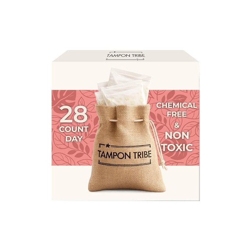 Tampon Tribe Compresas de algodón orgánico para mujer | 28