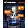 SEALIGHT Brightest H7 Fog Light Bulbs, 800% 36000LM Ultra-Brightness Wider