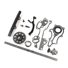 MPLUS Timing Chain Kit Compatible with 1985 for Toyota Celica / 1985-1995 for Toyota Pickup Truck / 1985-1995 for Toyota 4Runner 2.4L SOHC 8V 22R 22RE 22REC