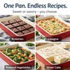 Proigtz 9x13 Inch Baking Pan 2 Pack, Heavy Duty Nonstick