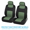 BDK PolyPro Car Seat Covers Full Set in Green on