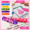 LPAMABA 30 Pieces 6 Colours Mini Highlighter Pen Set Mini