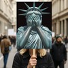 No Kings In America Protest Sign, Anti-Trump Resistance, Political Activist