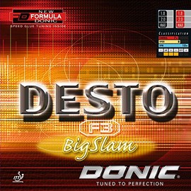 Donic Desto F3 Bigslam Table Tennis Rubber (2.0mm, Black)