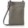 Kitamura P-0645 Smartphone Shoulder Thin Gusset Crossbody Bag, grey 80801
