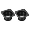 PATIKIL 3" Duct Connector Flange, 2 Pack Dryer Vent Wall
