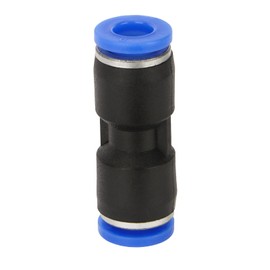 Baomain 10pcs Pneumatic Union Fittings PU-6 6mm Push In Quick Touch to Connect Tube