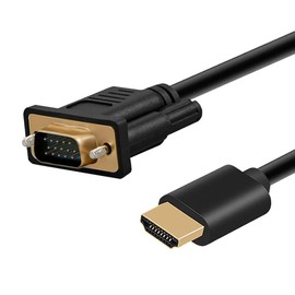 HDMI Male to VGA Male Cable Monitor Lead Full HD 1080P Converter Laptop Adapter