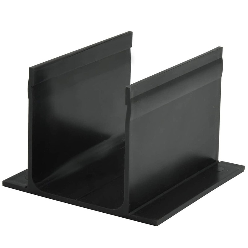 AluSthetic PVC Threshold Drainage Channel Connection Part | Flat Bottom