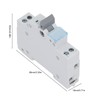 Dual Power Manual Transfer Switch, Circuit Breaker Switch 3 Color