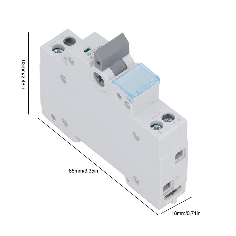 Dual Power Manual Transfer Switch, Circuit Breaker Switch 3 Color
