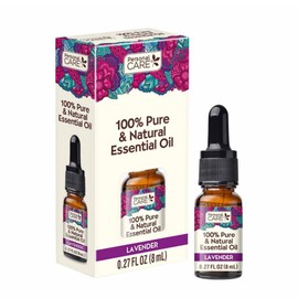 Personal Care Pure Lavender Essential Oil, 0.27 Fl Oz (2 Count) – 100% Natural for Relaxation and Massge