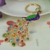 Unbranded Peacock Rhinestone Keychain/Penda